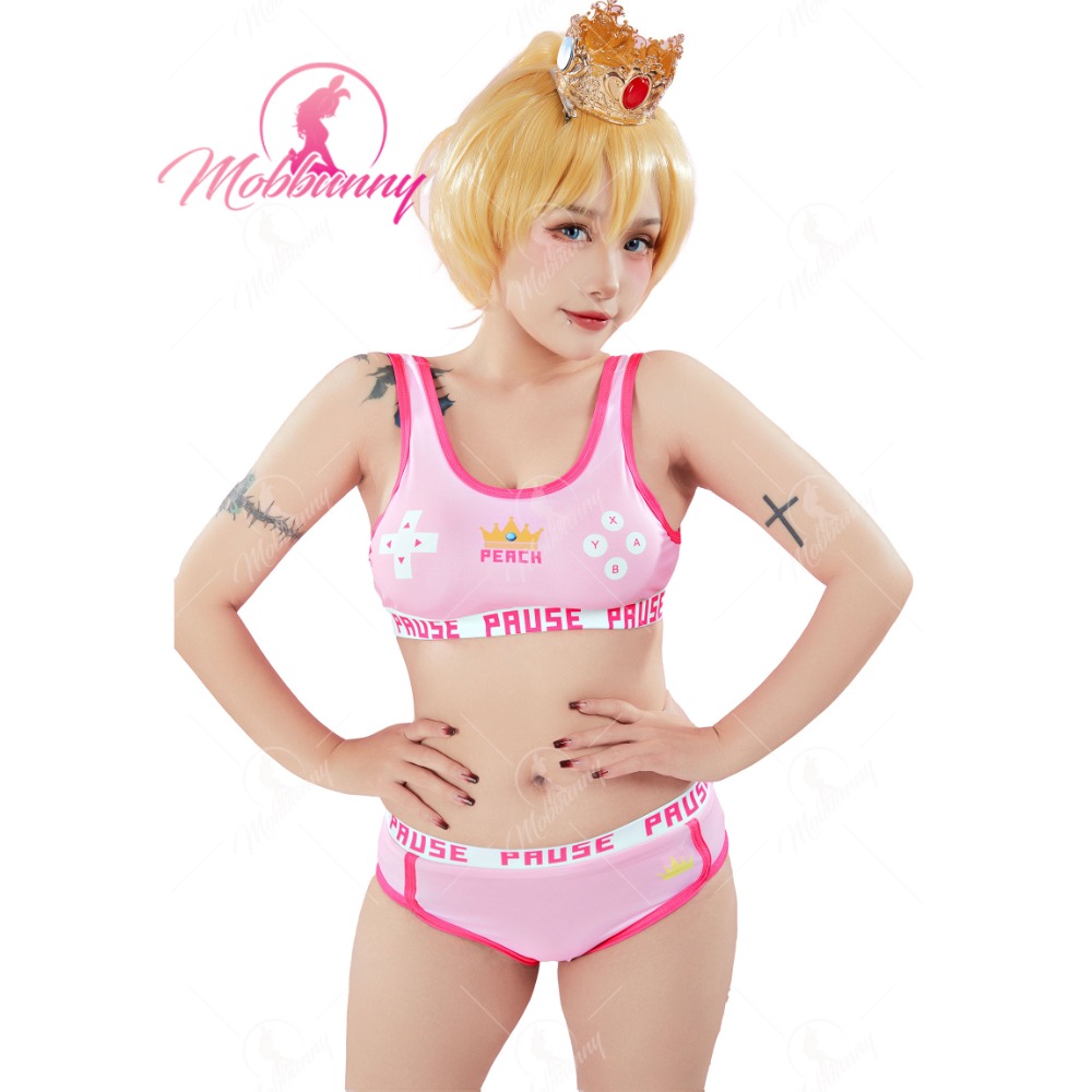 Bralette Triangle Set - Костюм для косплея MOBBUNNY Peach, спортивный