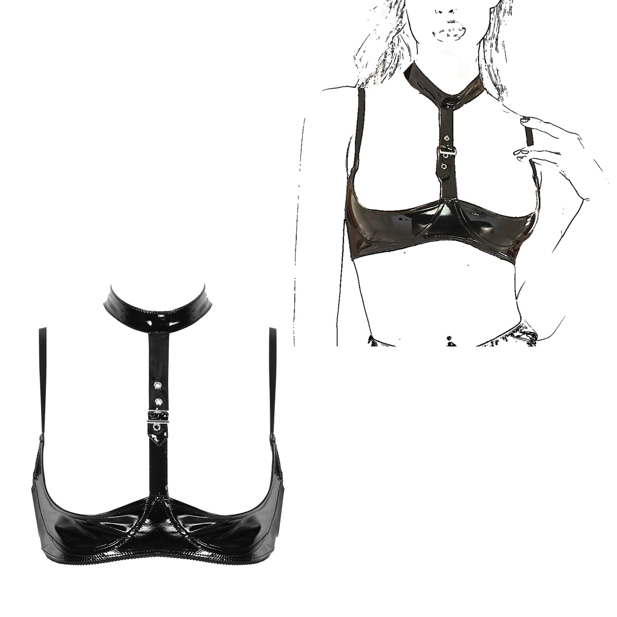 Женский комплект нижнего белья – обзор и цена Bralette Triangle Set