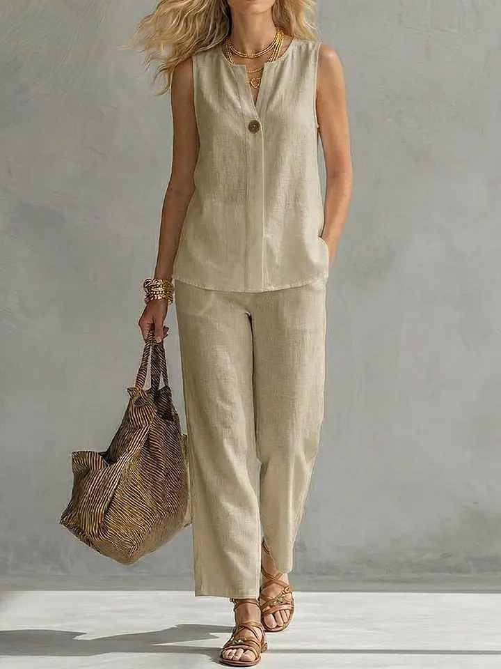 Комплект из двух предметов: ль – обзор и цена Linen Pant Wide