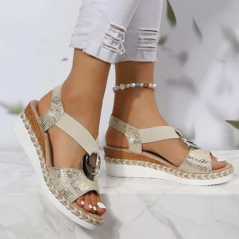 Женские босоножки на танкетке  – обзор и цена Wedge Espadrille Women