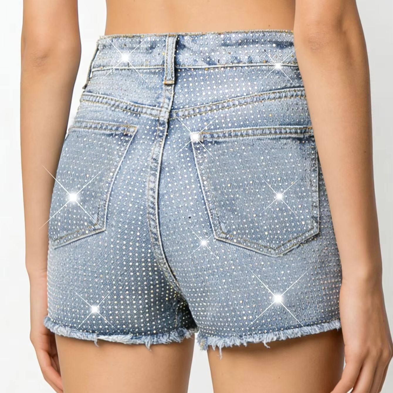Новые женские джинсовые шорты  – обзор и цена Shorts Denim Frayed