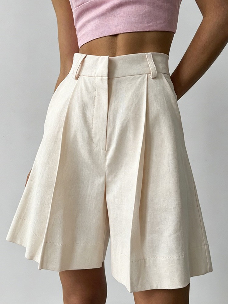 Повседневные льняные шорты с ш – обзор и цена Linen Pant Wide