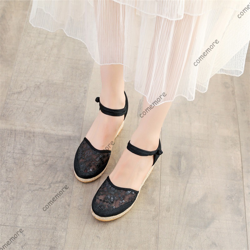Женские летние сандалии на тан – обзор и цена Wedge Espadrille Women